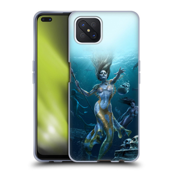 Tom Wood Fantasy Mermaid Hunt Soft Gel Case for OPPO Reno4 Z 5G