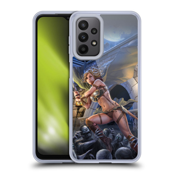 Tom Wood Fantasy Zombie Soft Gel Case for Samsung Galaxy A23 / 5G (2022)