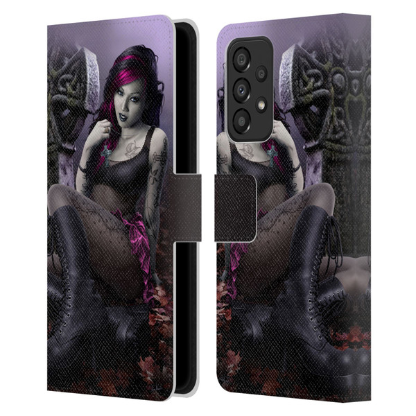Tom Wood Fantasy Goth Girl Vampire Leather Book Wallet Case Cover For Samsung Galaxy A33 5G (2022)