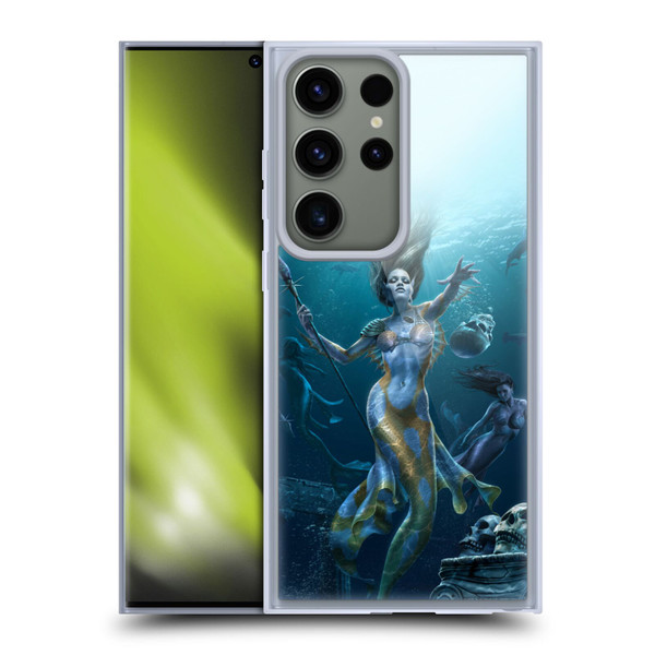 Tom Wood Fantasy Mermaid Hunt Soft Gel Case for Samsung Galaxy S23 Ultra 5G
