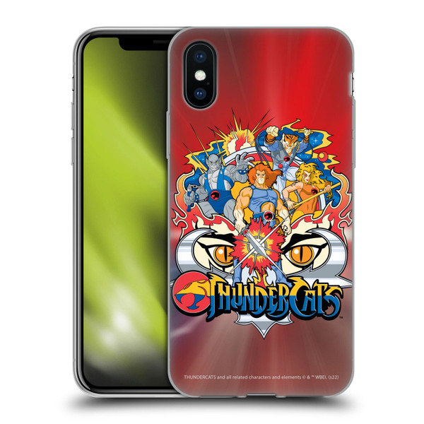 Thundercats Graphics Characters Soft Gel Case for Apple iPhone X / iPhone XS