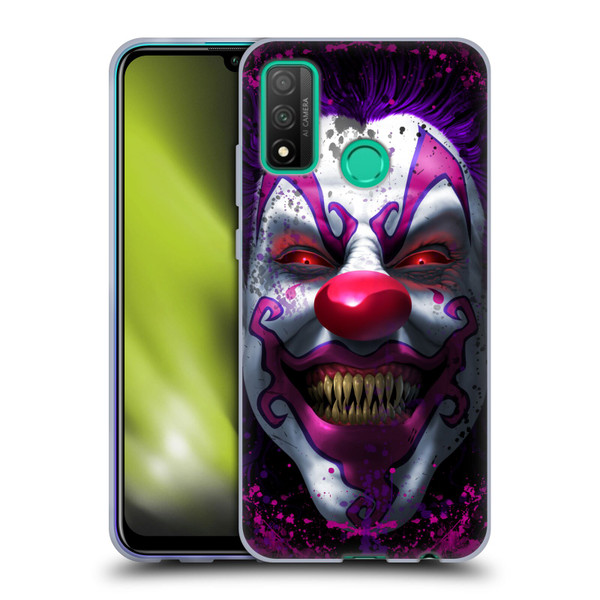 Tom Wood Horror Keep Smiling Clown Soft Gel Case for Huawei P Smart (2020)