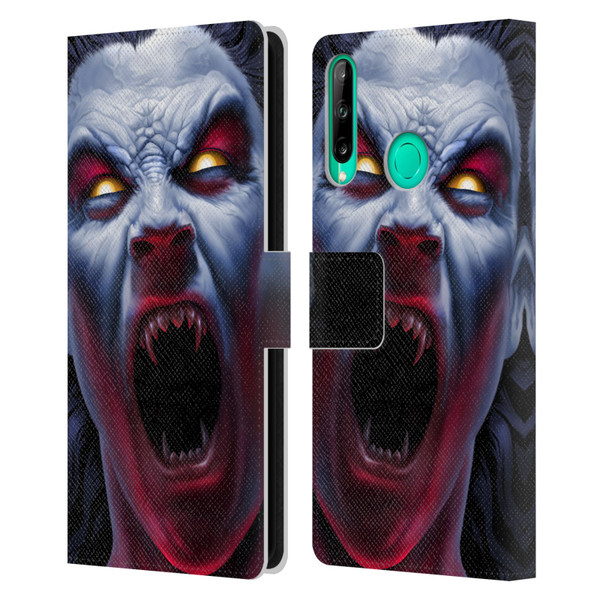 Tom Wood Horror Vampire Awakening Leather Book Wallet Case Cover For Huawei P40 lite E