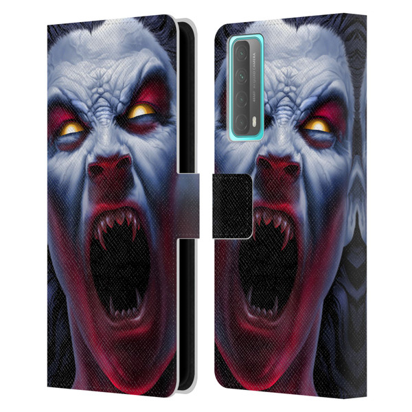 Tom Wood Horror Vampire Awakening Leather Book Wallet Case Cover For Huawei P Smart (2021)