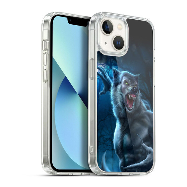Tom Wood Horror Werewolf Soft Gel Case for Apple iPhone 13