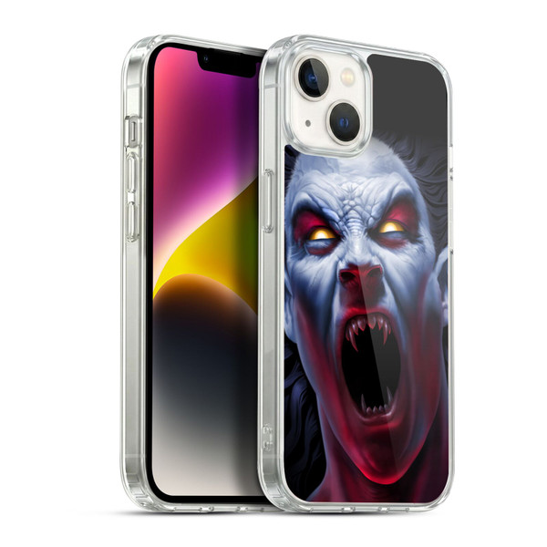 Tom Wood Horror Vampire Awakening Soft Gel Case for Apple iPhone 14 Plus & MagSafe