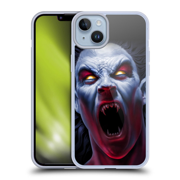 Tom Wood Horror Vampire Awakening Soft Gel Case for Apple iPhone 14 Plus