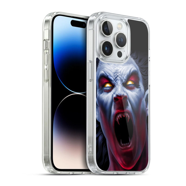 Tom Wood Horror Vampire Awakening Soft Gel Case for Apple iPhone 14 Pro & MagSafe