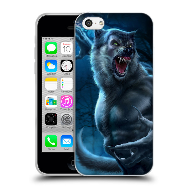 Tom Wood Horror Werewolf Soft Gel Case for Apple iPhone 5c