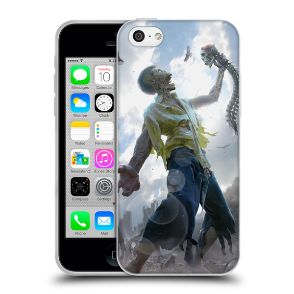Tom Wood Horror Zombie Scraps Soft Gel Case for Apple iPhone 5c