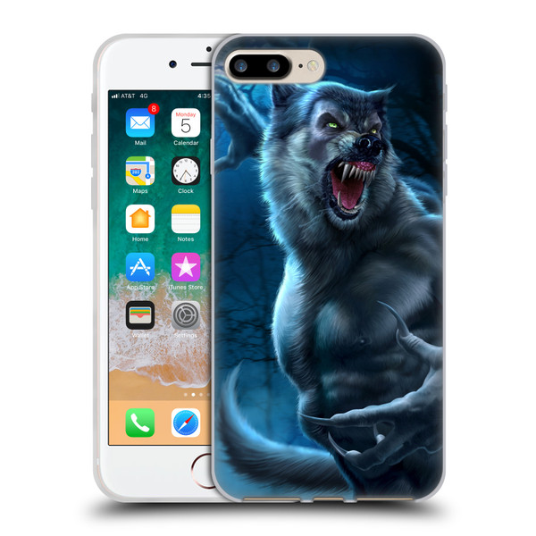 Tom Wood Horror Werewolf Soft Gel Case for Apple iPhone 7 Plus / iPhone 8 Plus