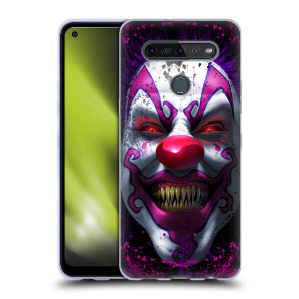 Tom Wood Horror Keep Smiling Clown Soft Gel Case for LG K51S