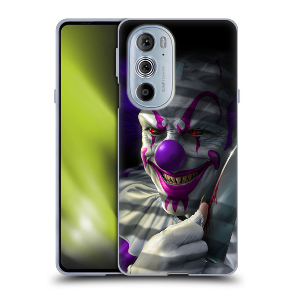 Tom Wood Horror Mischief The Clown Soft Gel Case for Motorola Edge X30