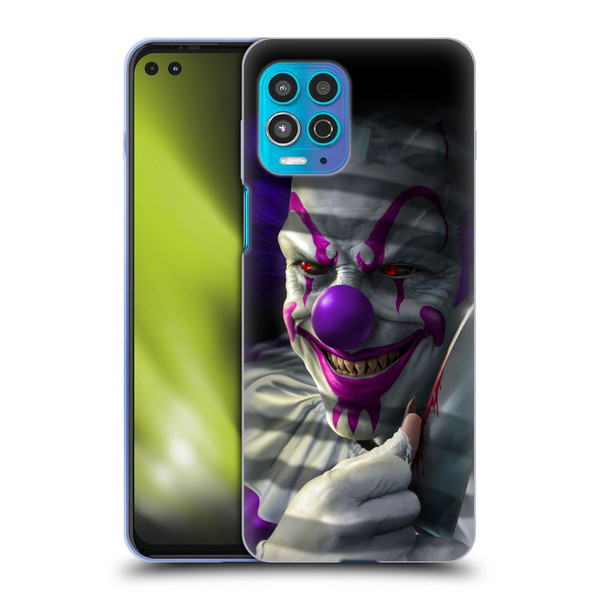 Tom Wood Horror Mischief The Clown Soft Gel Case for Motorola Moto G100