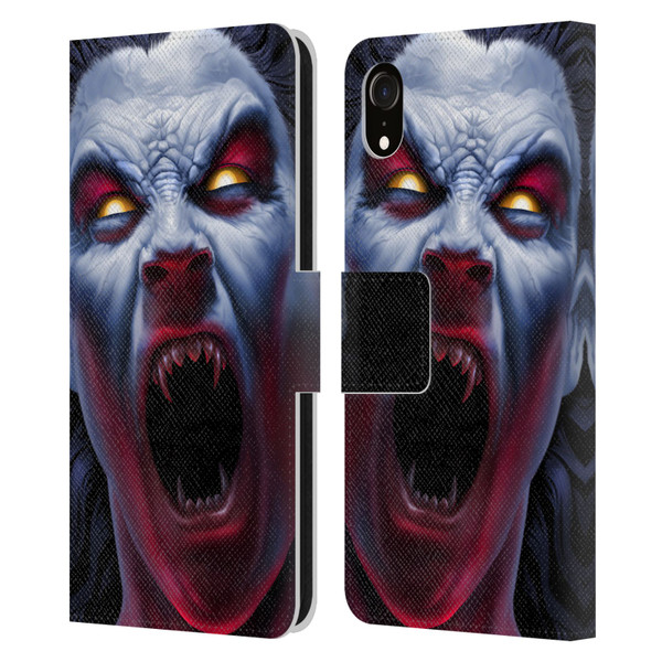 Tom Wood Horror Vampire Awakening Leather Book Wallet Case Cover For Apple iPhone XR