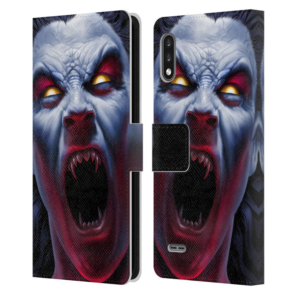 Tom Wood Horror Vampire Awakening Leather Book Wallet Case Cover For LG K22