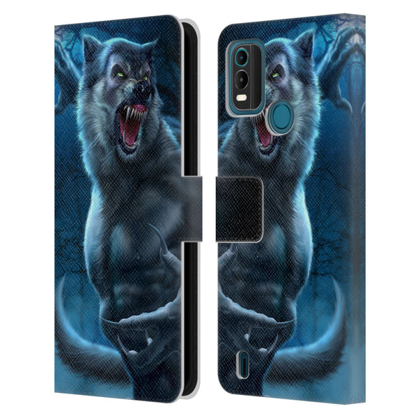 Tom Wood Horror Werewolf Leather Book Wallet Case Cover For Nokia G11 Plus