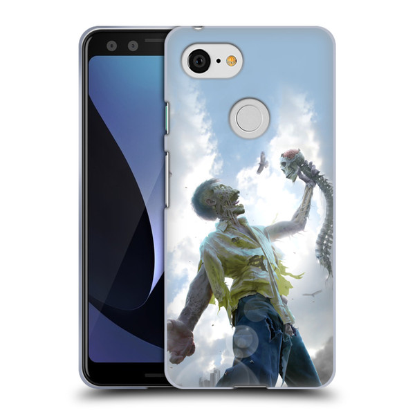 Tom Wood Horror Zombie Scraps Soft Gel Case for Google Pixel 3