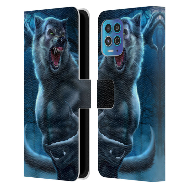 Tom Wood Horror Werewolf Leather Book Wallet Case Cover For Motorola Moto G100