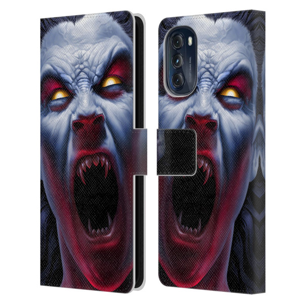 Tom Wood Horror Vampire Awakening Leather Book Wallet Case Cover For Motorola Moto G (2022)