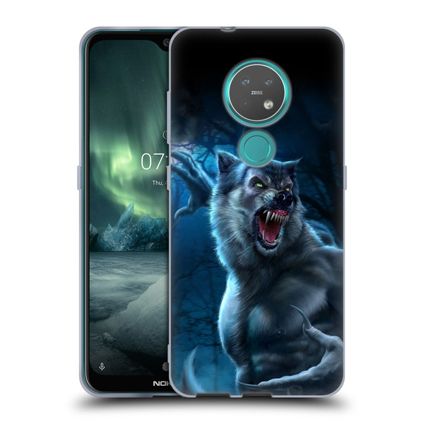 Tom Wood Horror Werewolf Soft Gel Case for Nokia 6.2 / 7.2