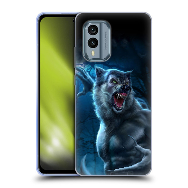 Tom Wood Horror Werewolf Soft Gel Case for Nokia X30