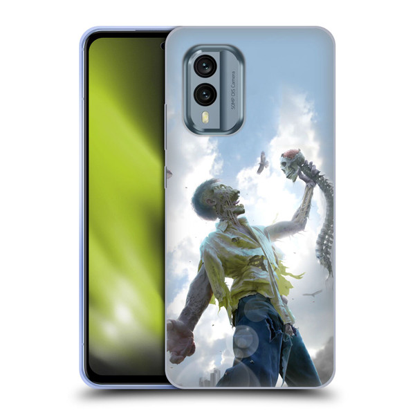 Tom Wood Horror Zombie Scraps Soft Gel Case for Nokia X30