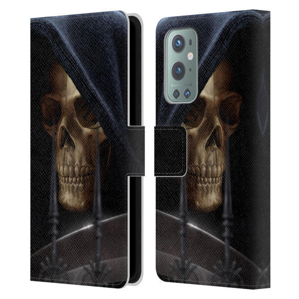 Tom Wood Horror Reaper Leather Book Wallet Case Cover For OnePlus 9