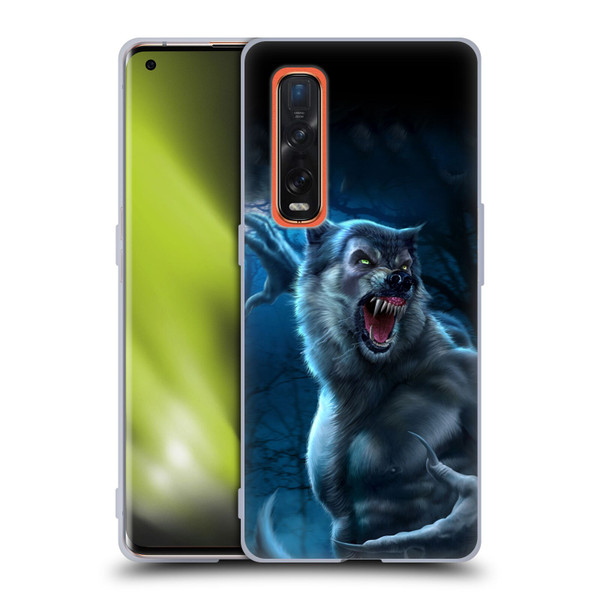 Tom Wood Horror Werewolf Soft Gel Case for OPPO Find X2 Pro 5G