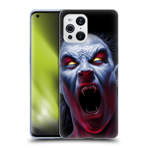 Tom Wood Horror Vampire Awakening Soft Gel Case for OPPO Find X3 / Pro