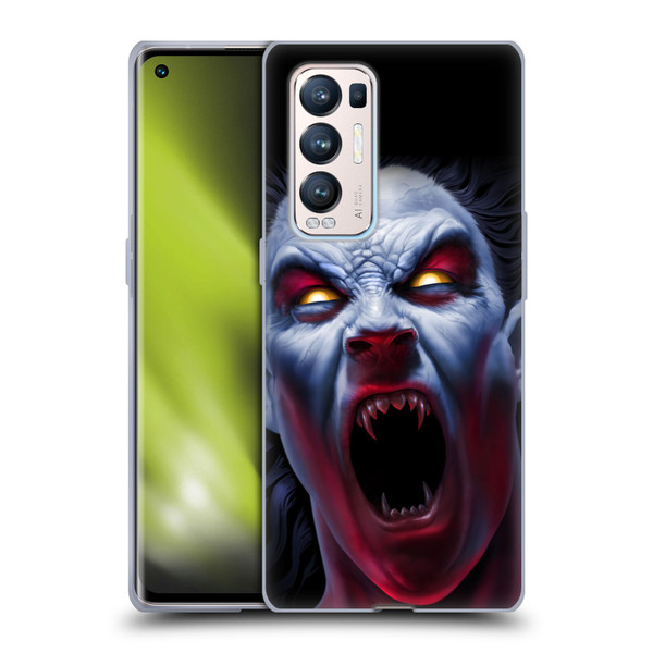 Tom Wood Horror Vampire Awakening Soft Gel Case for OPPO Find X3 Neo / Reno5 Pro+ 5G