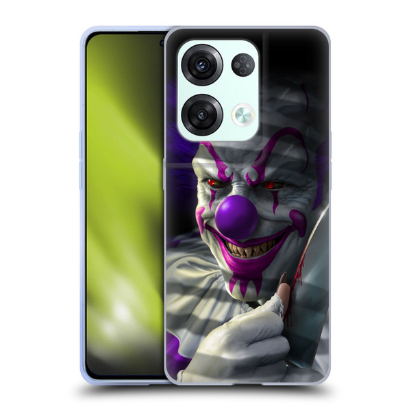 Tom Wood Horror Mischief The Clown Soft Gel Case for OPPO Reno8 Pro