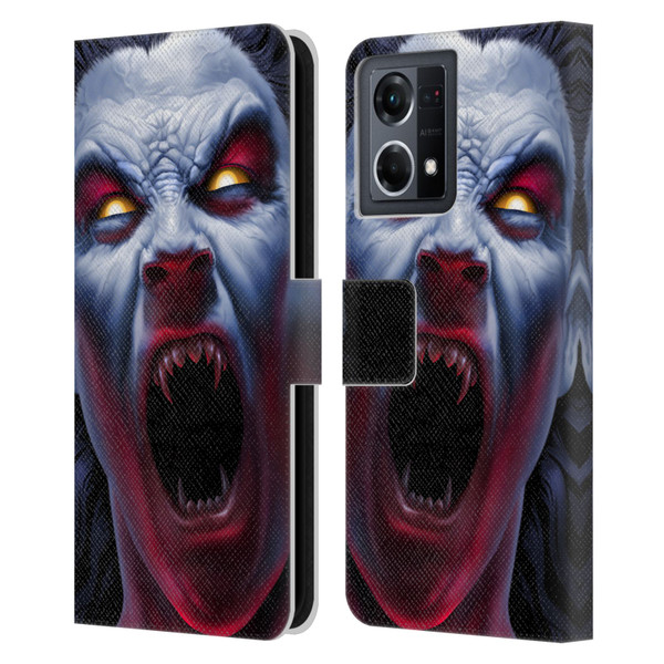 Tom Wood Horror Vampire Awakening Leather Book Wallet Case Cover For OPPO Reno8 4G