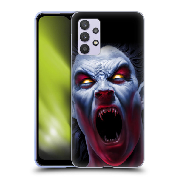 Tom Wood Horror Vampire Awakening Soft Gel Case for Samsung Galaxy A32 5G / M32 5G (2021)