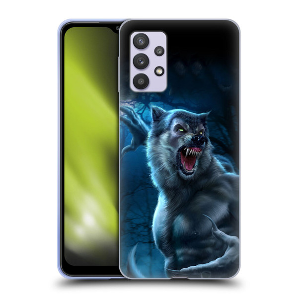 Tom Wood Horror Werewolf Soft Gel Case for Samsung Galaxy A32 5G / M32 5G (2021)