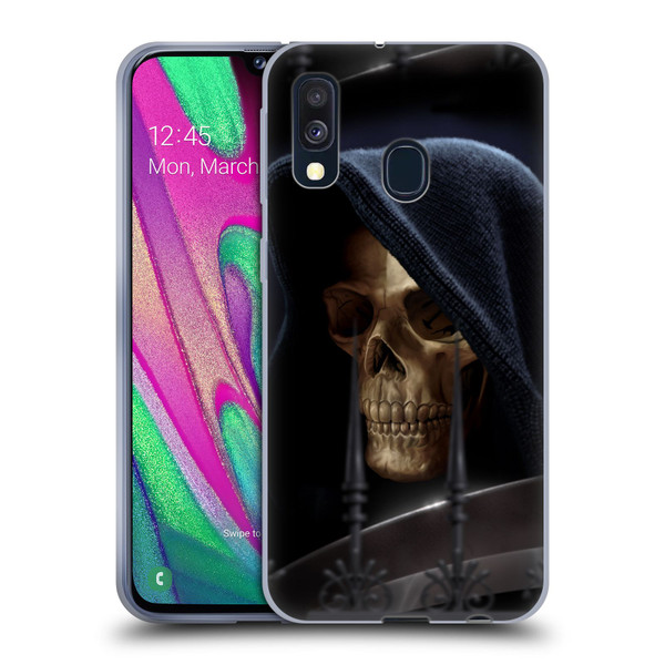 Tom Wood Horror Reaper Soft Gel Case for Samsung Galaxy A40 (2019)