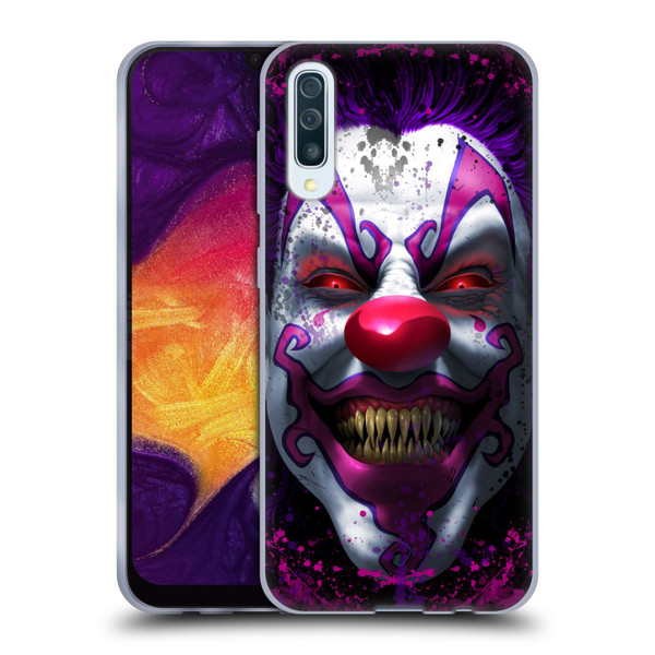 Tom Wood Horror Keep Smiling Clown Soft Gel Case for Samsung Galaxy A50/A30s (2019)
