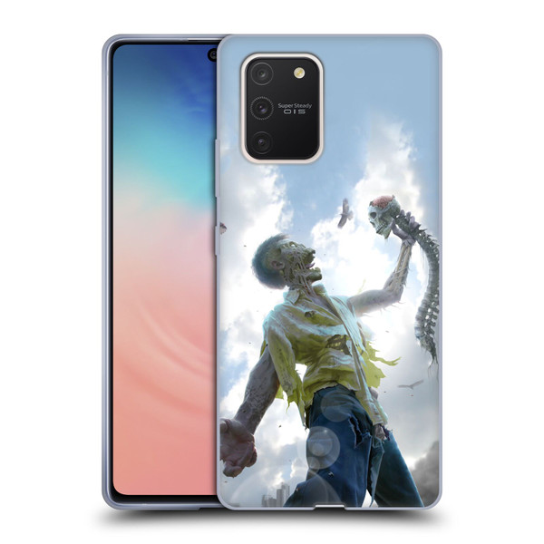 Tom Wood Horror Zombie Scraps Soft Gel Case for Samsung Galaxy S10 Lite