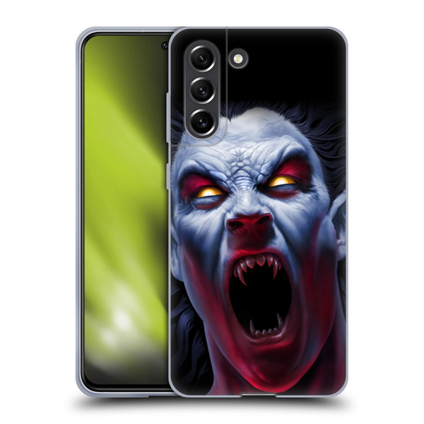 Tom Wood Horror Vampire Awakening Soft Gel Case for Samsung Galaxy S21 FE 5G