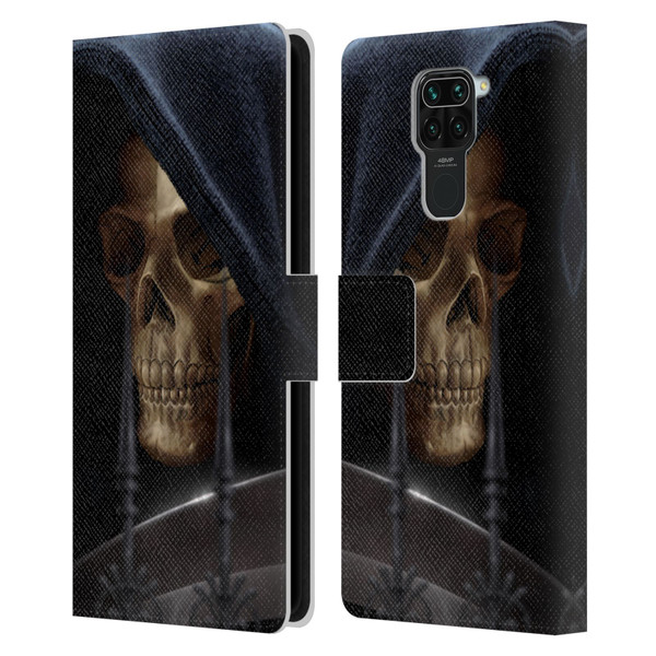 Tom Wood Horror Reaper Leather Book Wallet Case Cover For Xiaomi Redmi Note 9 / Redmi 10X 4G