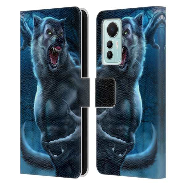 Tom Wood Horror Werewolf Leather Book Wallet Case Cover For Xiaomi 12 Lite