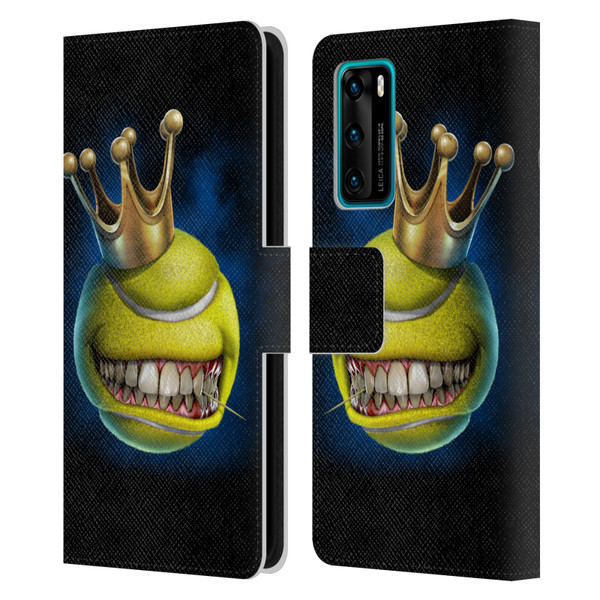 Tom Wood Monsters King Of Tennis Leather Book Wallet Case Cover For Huawei P40 5G