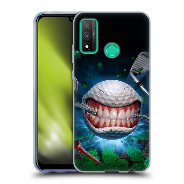 Tom Wood Monsters Golf Ball Soft Gel Case for Huawei P Smart (2020)