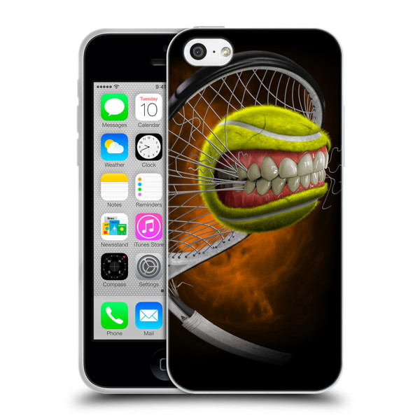 Tom Wood Monsters Tennis Soft Gel Case for Apple iPhone 5c