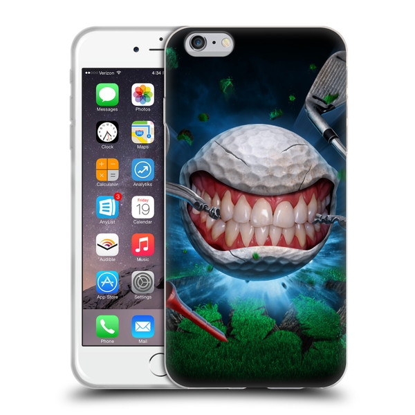 Tom Wood Monsters Golf Ball Soft Gel Case for Apple iPhone 6 Plus / iPhone 6s Plus