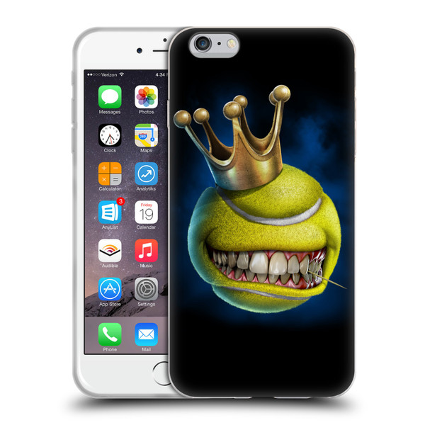 Tom Wood Monsters King Of Tennis Soft Gel Case for Apple iPhone 6 Plus / iPhone 6s Plus
