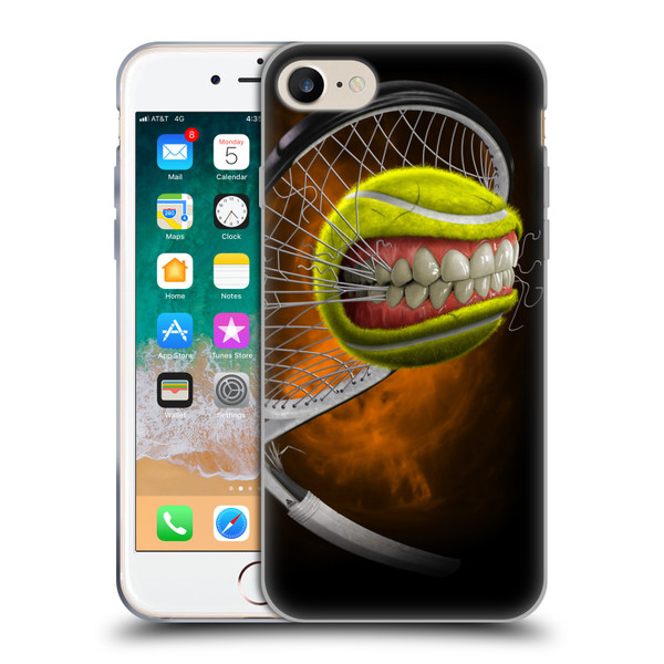 Tom Wood Monsters Tennis Soft Gel Case for Apple iPhone 7 / 8 / SE 2020 & 2022
