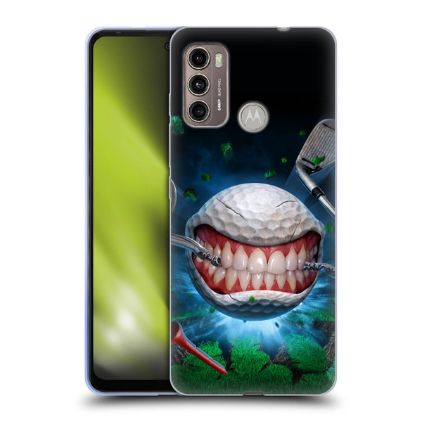 Tom Wood Monsters Golf Ball Soft Gel Case for Motorola Moto G60 / Moto G40 Fusion