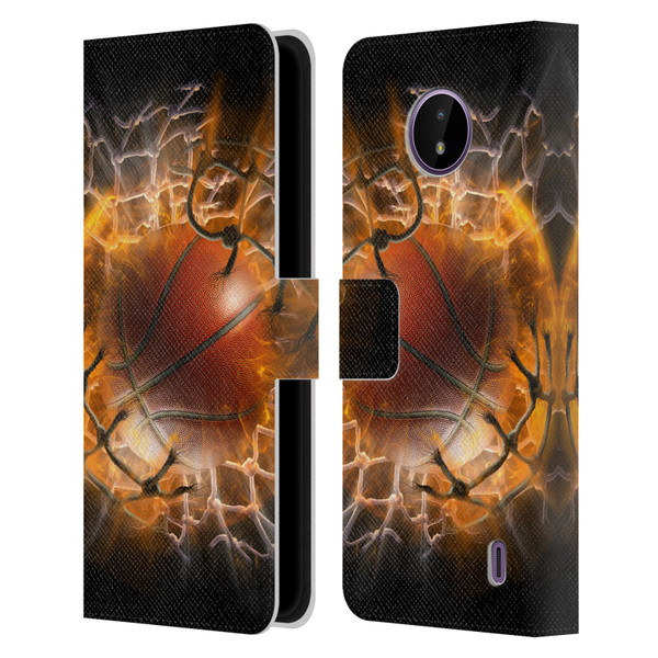 Tom Wood Monsters Blast Radius Leather Book Wallet Case Cover For Nokia C10 / C20