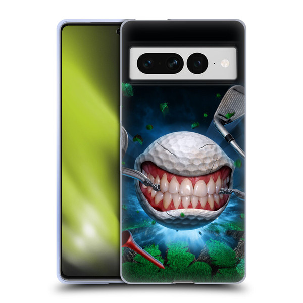 Tom Wood Monsters Golf Ball Soft Gel Case for Google Pixel 7 Pro